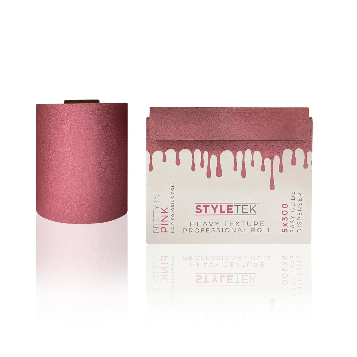 Main image of the 5-inch wide by 300-feet-long StyleTek Pretty In Pink Foil Roll.