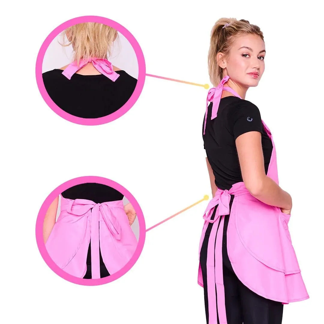 Sweet Treats Bleach Proof Apron | 958-PINK | BETTY DAIN HAIR COLORING ACCESSORIES BETTY DAIN