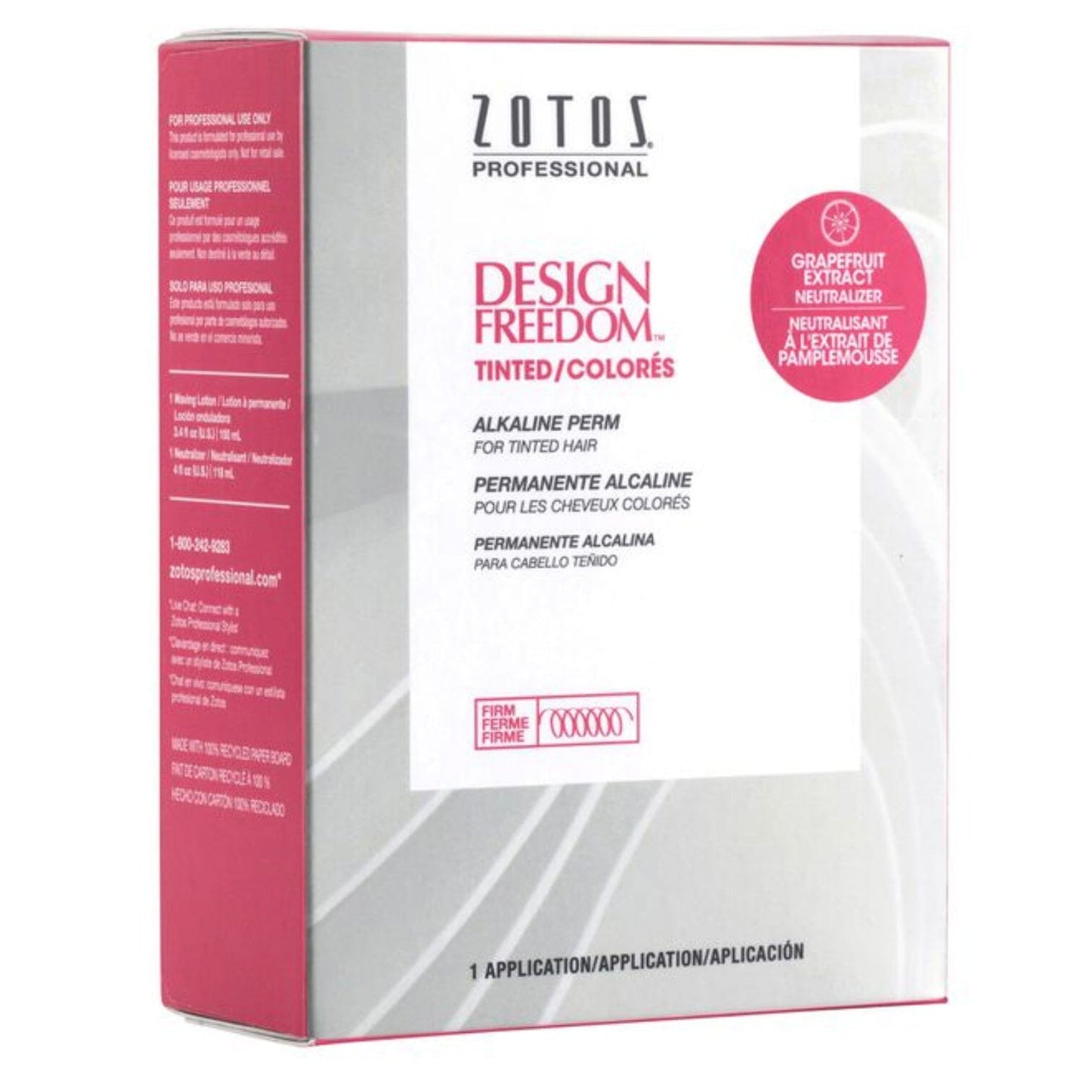Tinted Alkaline Permanent | DESIGN FREEDOM | ZOTOS Hair Permanents & Straighteners ZOTOS