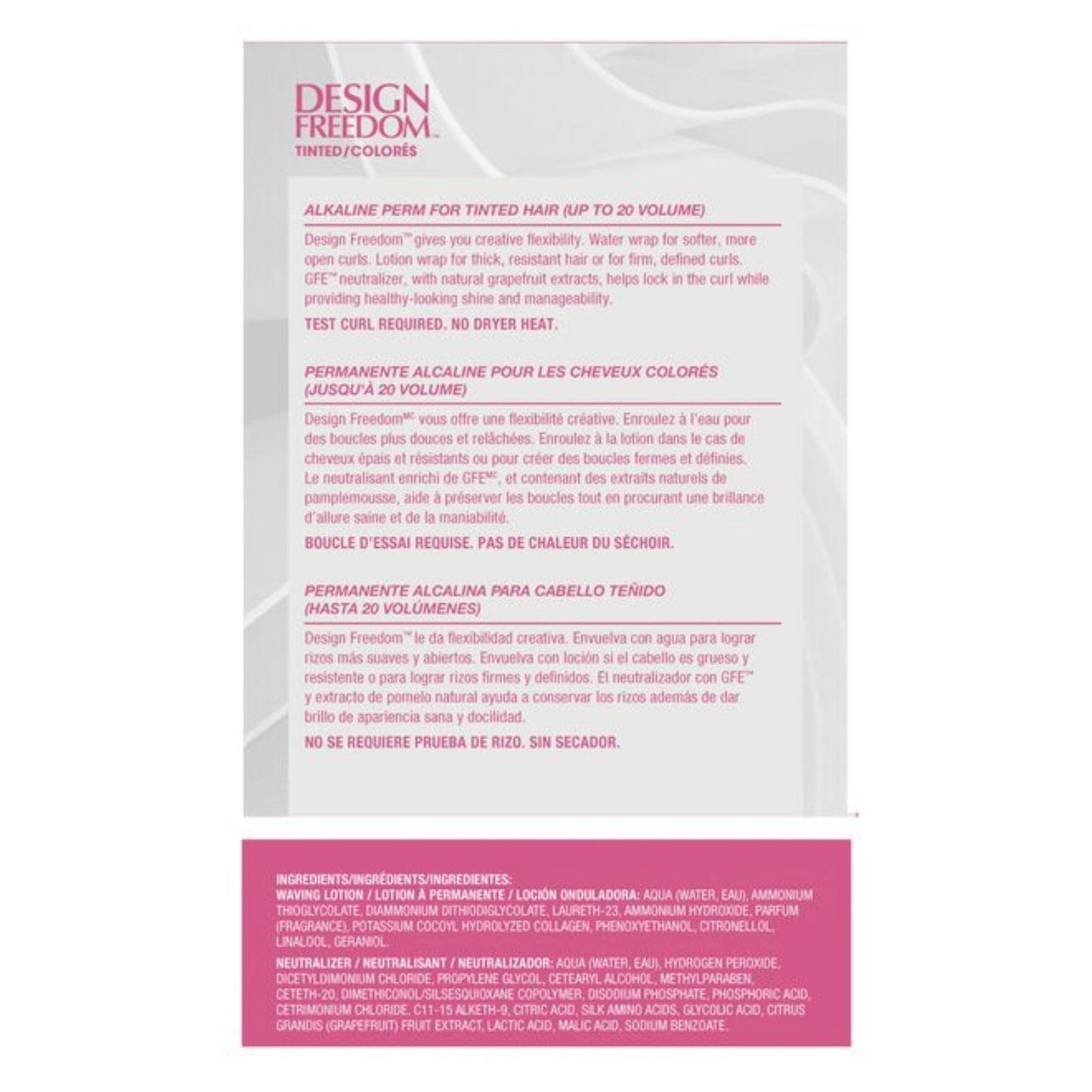 Tinted Alkaline Permanent | DESIGN FREEDOM | ZOTOS Hair Permanents & Straighteners ZOTOS