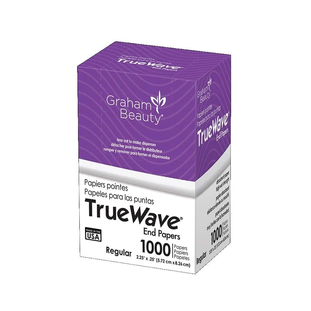 TrueWave End Papers 2.25" x 3.25" | 1000 Papers | 56174 | GRAHAM BEAUTY SPAS GRAHAM BEAUTY