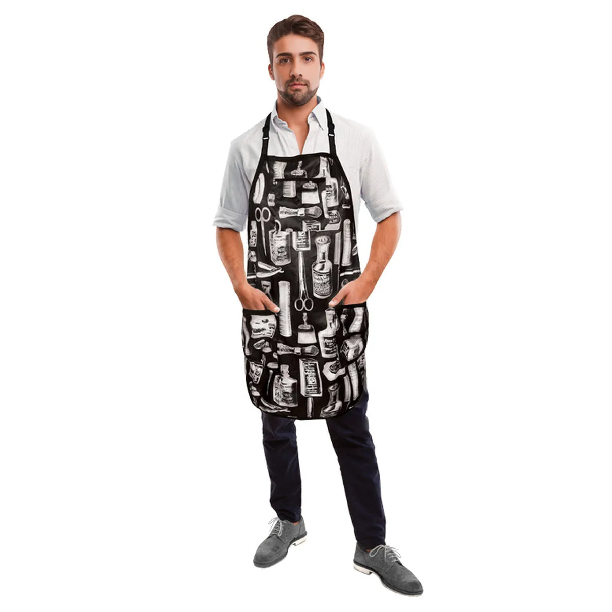 Vintage Barber Apron | BETTY DAIN HAIR COLORING ACCESSORIES BETTY DAIN Black (Style 172-BLK)