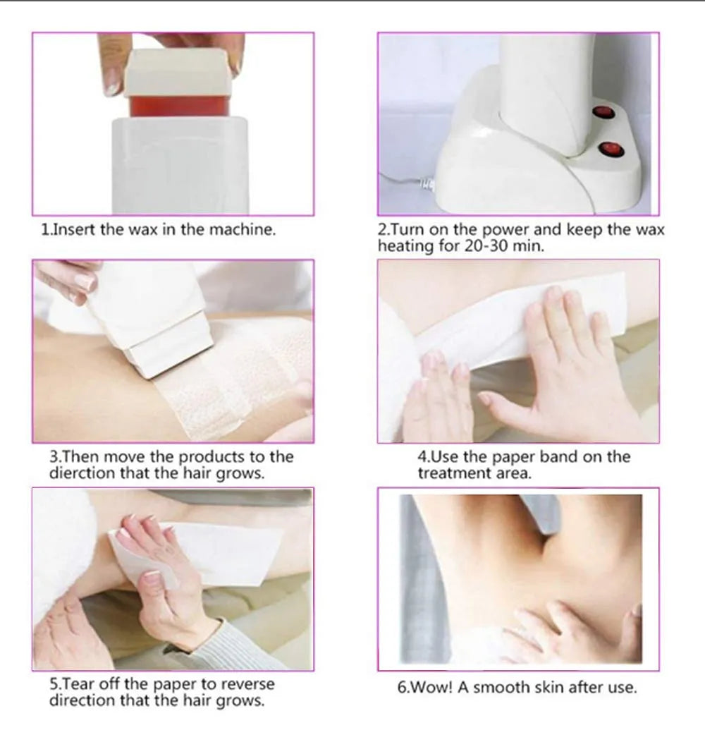 Wax Warmer | Cordless Triple Roll-On | NUDE U WAXING KITS & SUPPLIES NUDE U