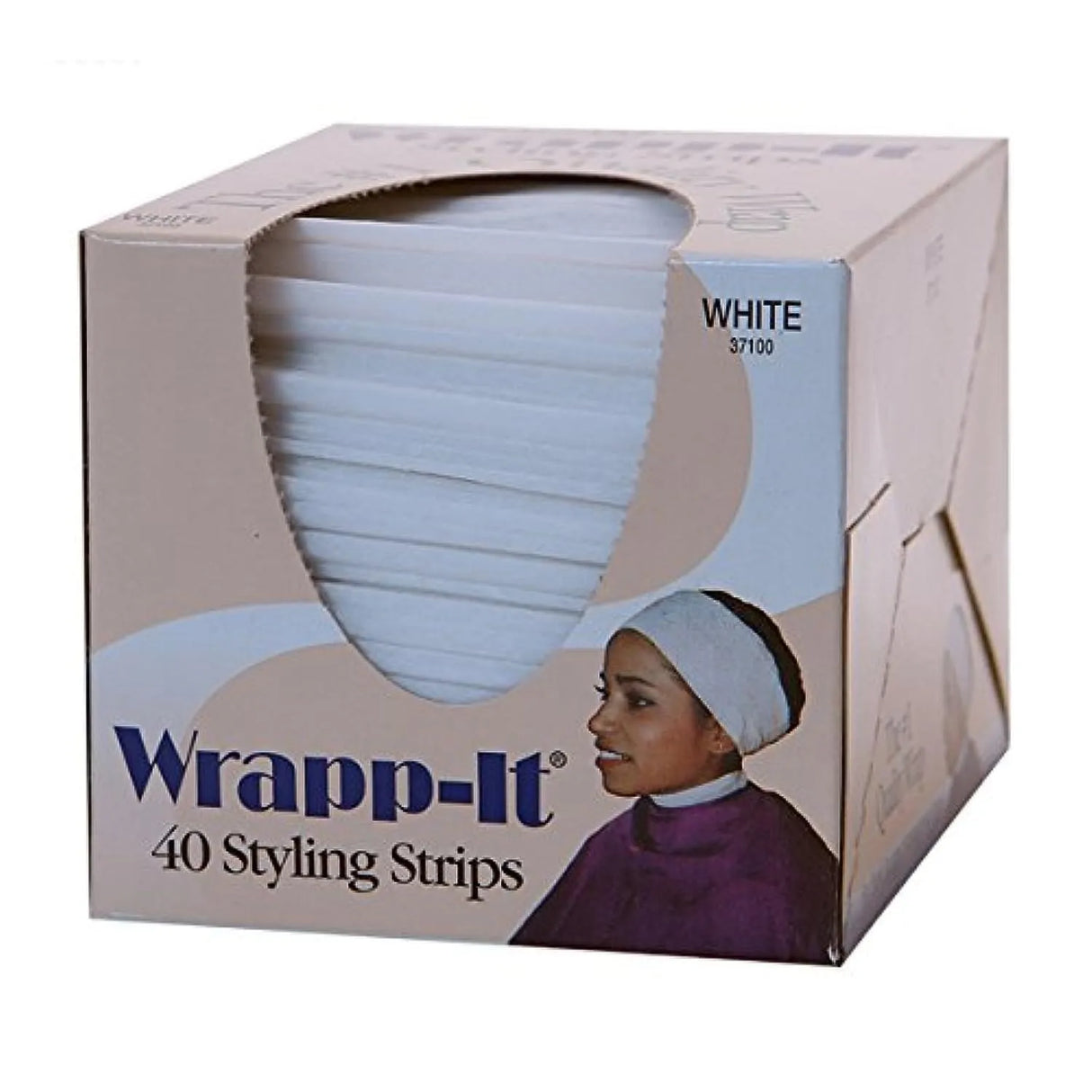 Wrapp-It Styling Strips | For Sleek, Sculpted, Molded Hair Styles | GRAHAM BEAUTY Towels GRAHAM BEAUTY White