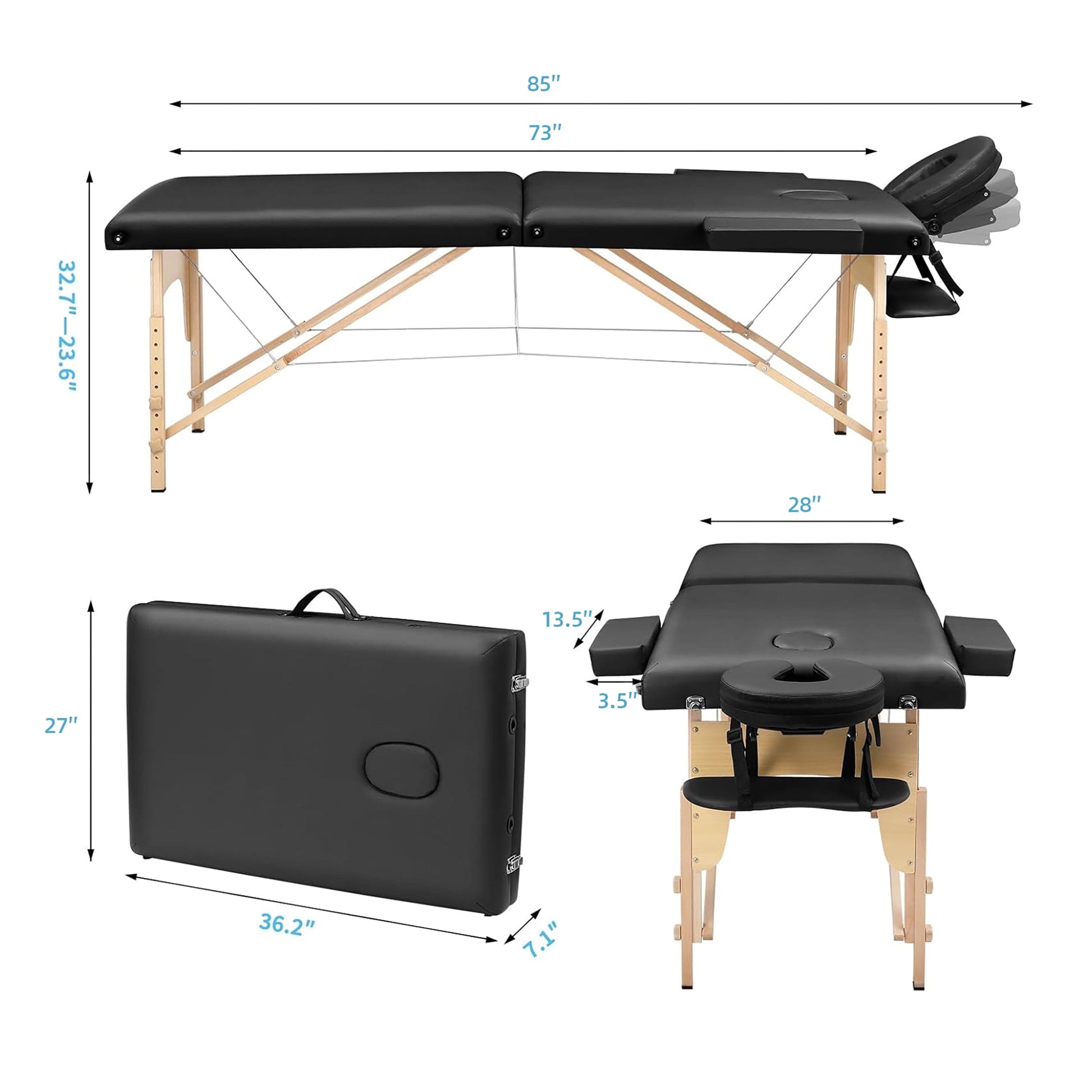 XL-K04 | XL Portable Massage Bed MASSAGE BED SSW