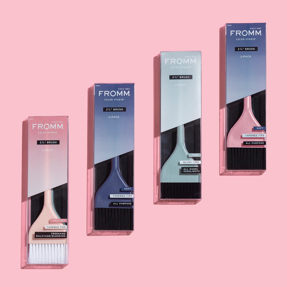 2 1/4" Feather Color Brushes | 2 PACK | F9422 | FROMM HAIR COLORING ACCESSORIES FROMM