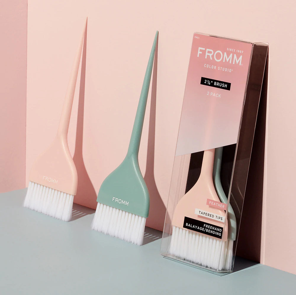 2 1/4" Feather Color Brushes | 2 PACK | F9422 | FROMM HAIR COLORING ACCESSORIES FROMM