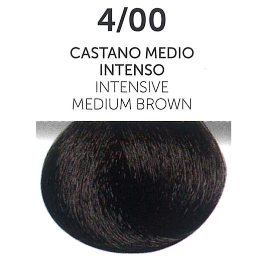 Perlacolor 4/00 Intensive Medium Brown Permanent Hair Dye 100 ml - Long-lasting color for salon treatments.