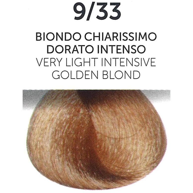 Perlacolor 9/33 Very Light Intensive Golden Blond Permanent Hair Dye 100 ml - Long-lasting color for salon treatments.
