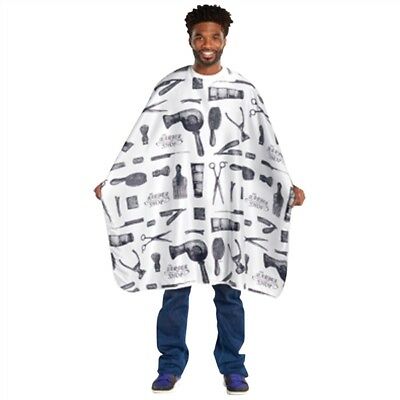 Barber Print Styling Cape | 4132 HAIR COLORING ACCESSORIES SCALPMASTER