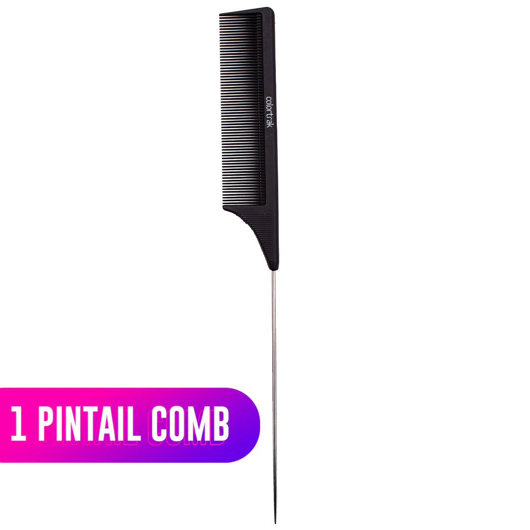 Carbon Fiber Combs | 2PK Black | 7048-2PK | COLORTRAK Combs & Brushes COLORTRAK