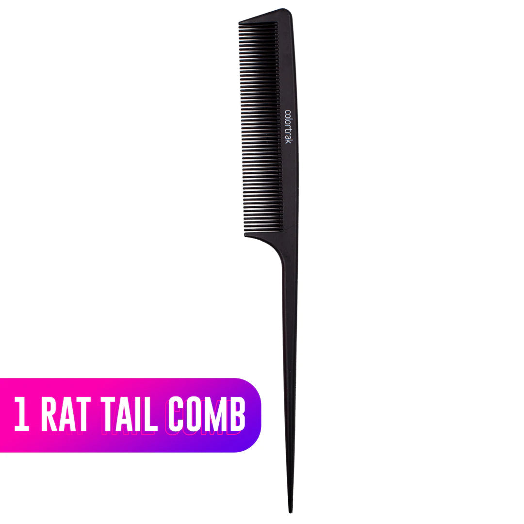 Carbon Fiber Combs | 2PK Black | 7048-2PK | COLORTRAK Combs & Brushes COLORTRAK