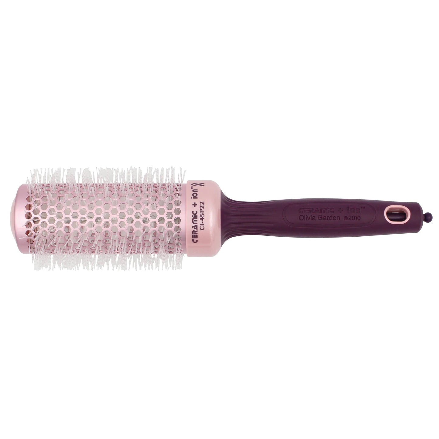 CI-45P22 | 1 3/4" | 2022 Breast Cancer Awareness Special Edition | OLIVIA GARDEN COMBS & BRUSHES OLIVIA GARDEN