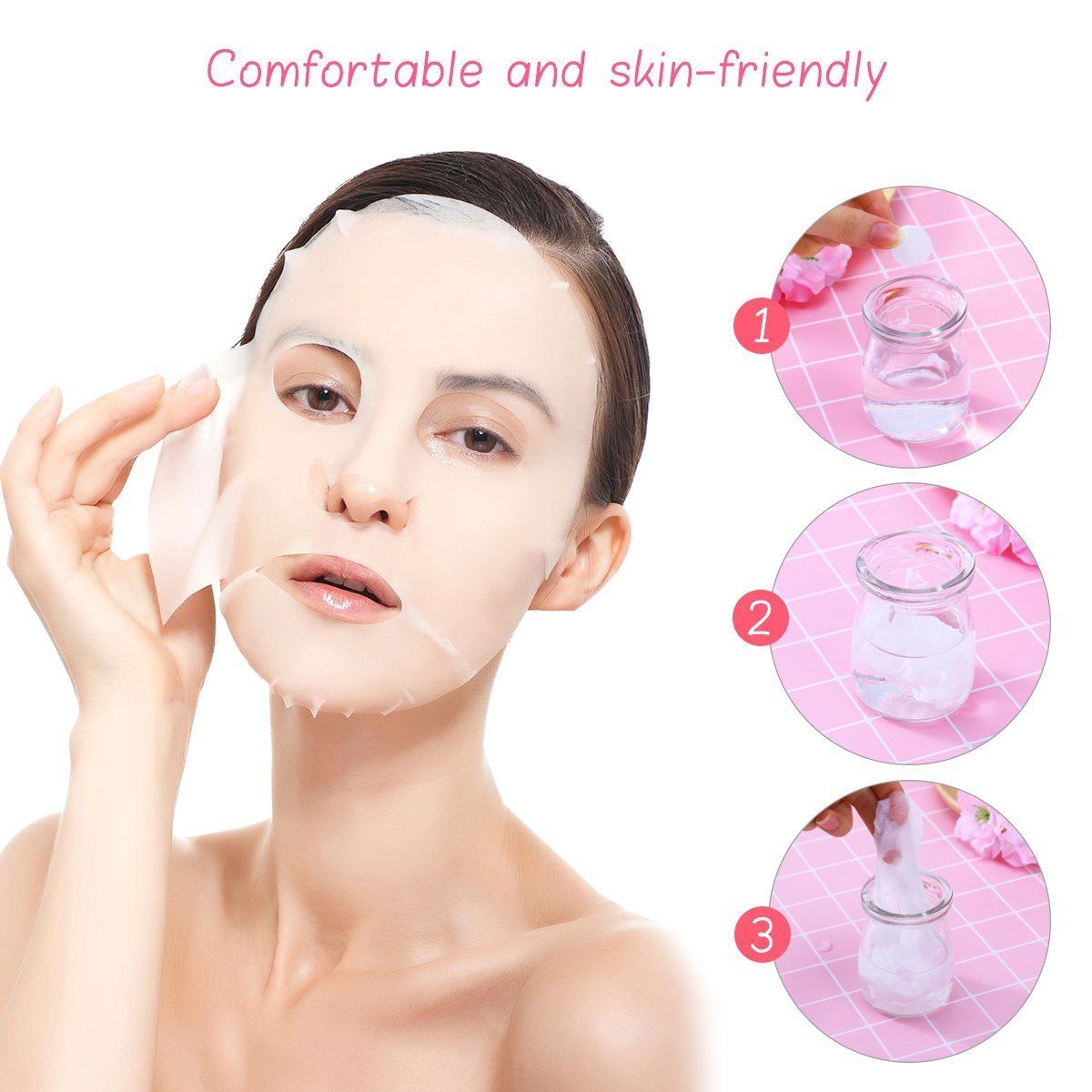 Compressed Facial Masks | 100 Pack SPA HOTLINE BEAUTY 