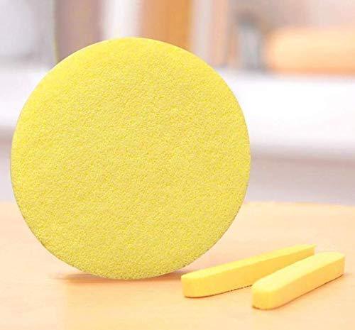 Compressed Facial Sponge | Yellow | 12 Pack | HOTLINE BEAUTY Spas HOTLINE BEAUTY 