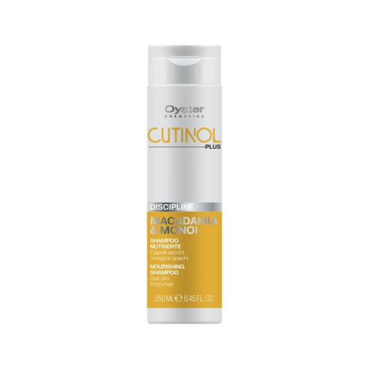 Image of the 250 milliliter bottle of Cutinol Plus Discipline Taming Shampoo.