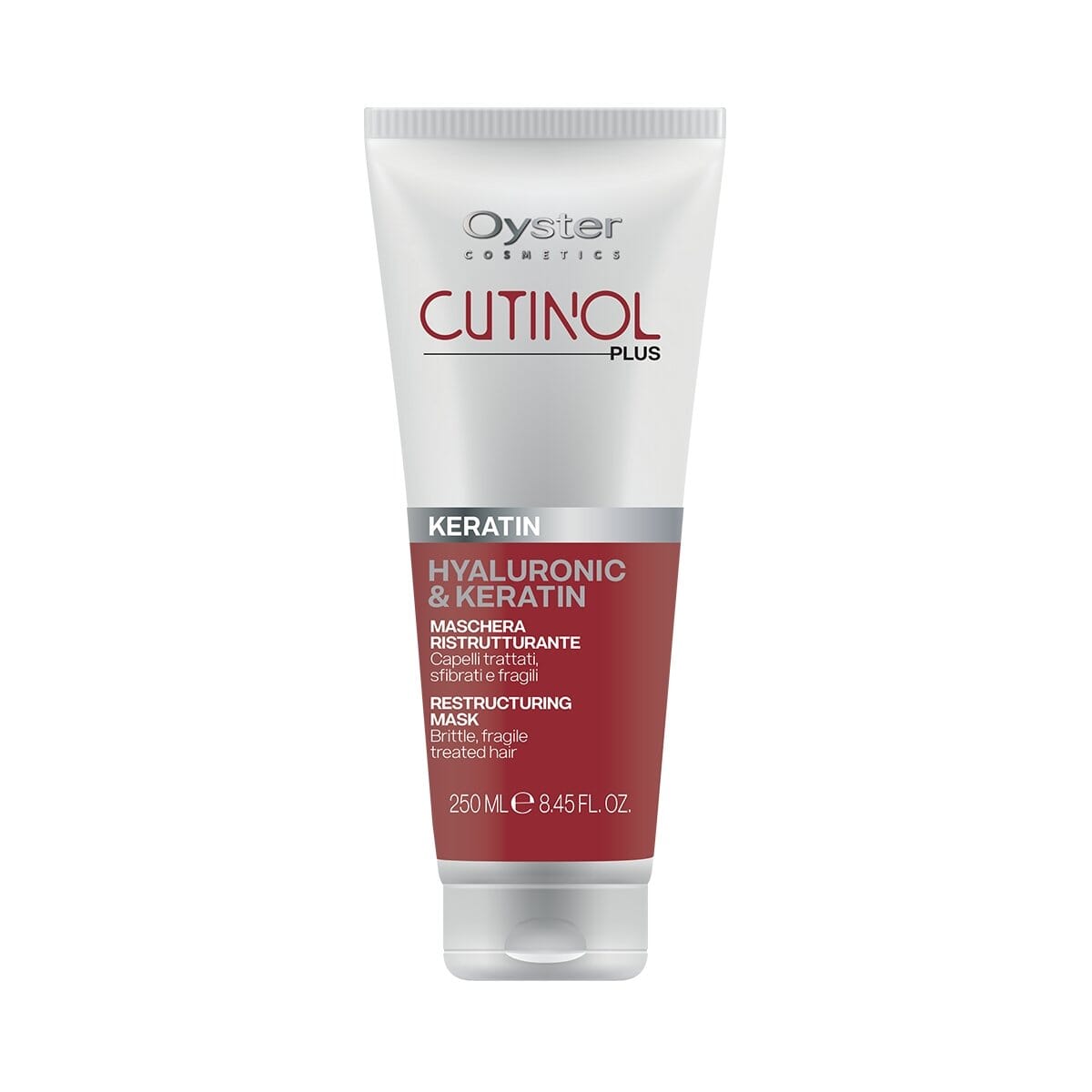 Image of the 250 milliliter bottle of Cutinol Plus Keratin Restructuring Mask.