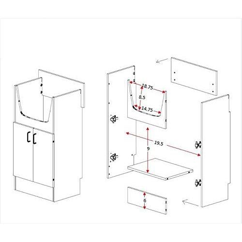 D033 | Shampoo Unit SHAMPOO UNITS AND CABINETS SSW 