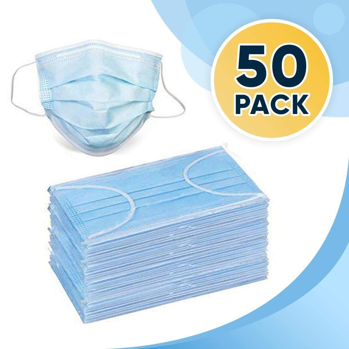 Disposable Face Masks | 50 PCS PERSONAL CARE SALON WHOLESALER 