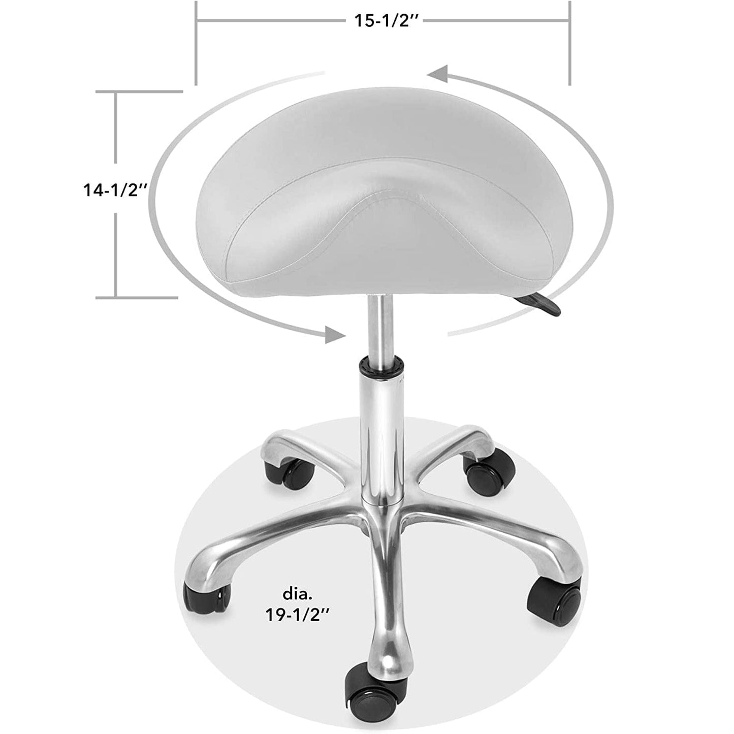 DK-98020 | Ergonomic Saddle Stool | Adjustable Hydraulic Seat STOOL SSW
