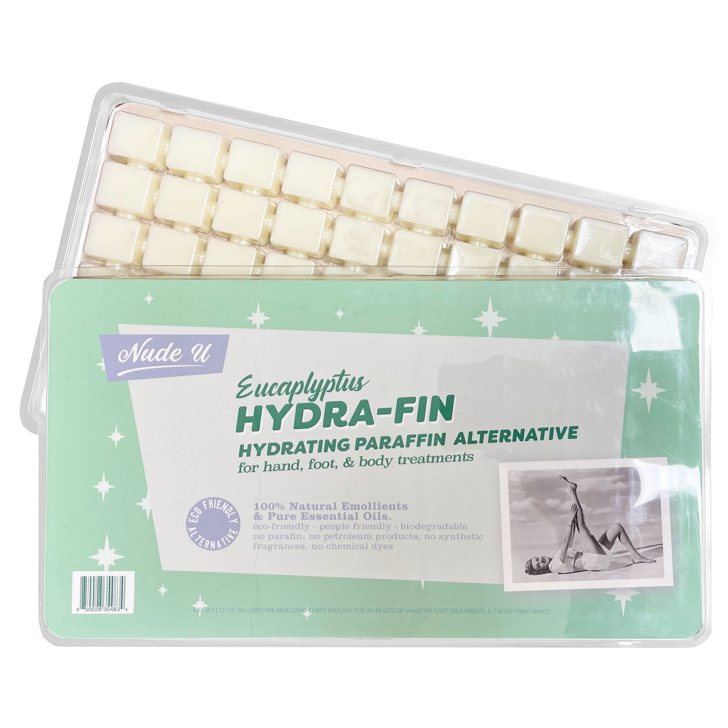 Eucalyptus Hydra-Fin | Hydrating Paraffin Alternative | For Hand, Food & Body | NUDE U Spas NUDE U