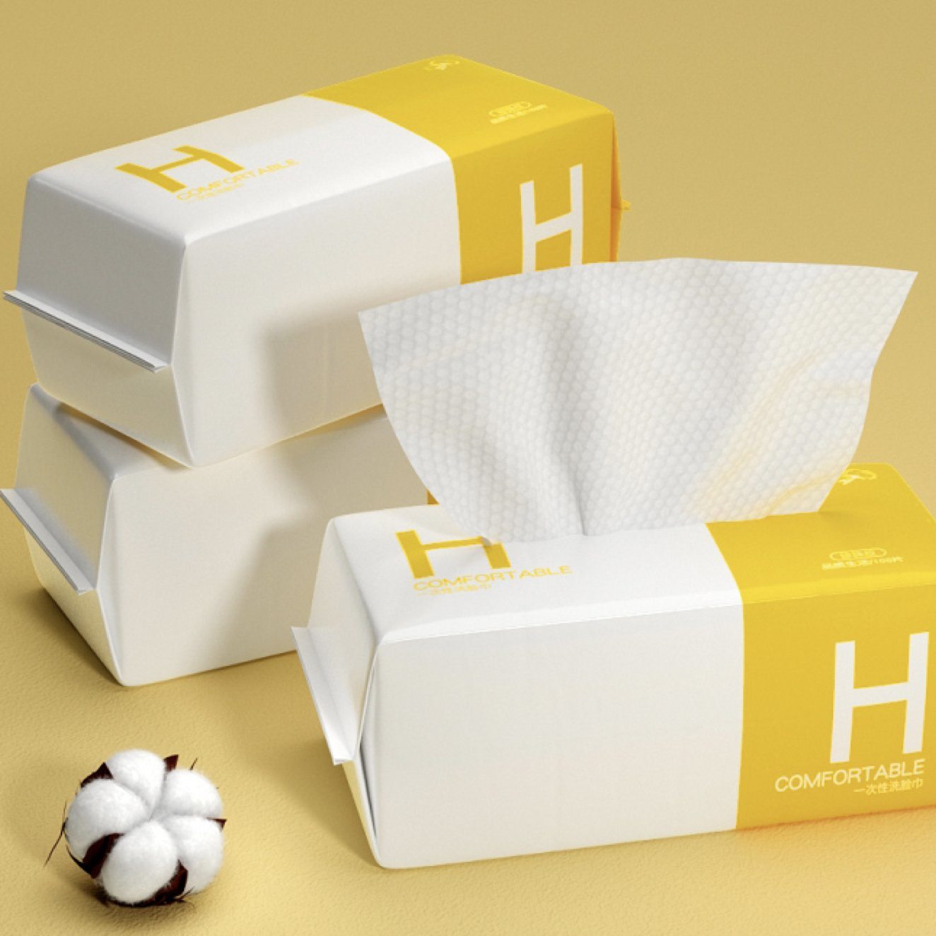 Extra-Soft Disposable Esthetic Facial Cloths | 100/bag SPA HOTLINE BEAUTY 