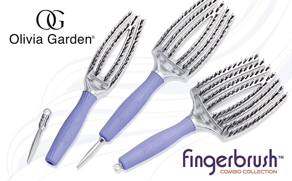 Fingerbrush Combo 3-PC Box Deal COMBS & BRUSHES OLIVIA GARDEN