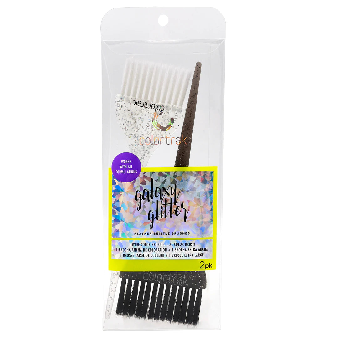 Galaxy Glitter Brushes | 2PK | 6700 | COLORTRAK HAIR COLORING ACCESSORIES COLORTRAK