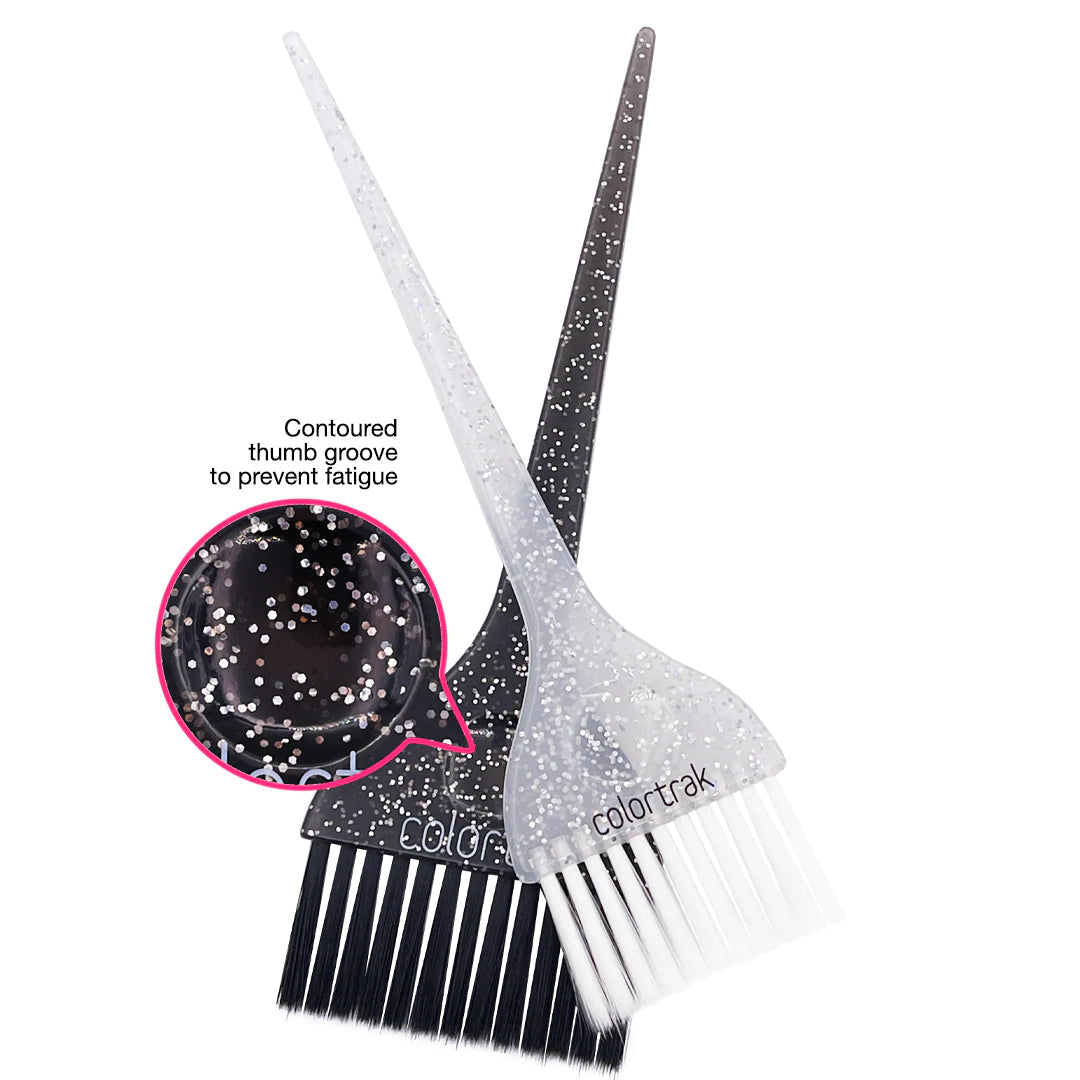 Galaxy Glitter Brushes | 2PK | 6700 | COLORTRAK HAIR COLORING ACCESSORIES COLORTRAK