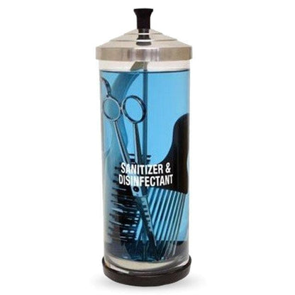 Glass Sanitizing Jar PERSONAL CARE SCALPMASTER 39 oz 