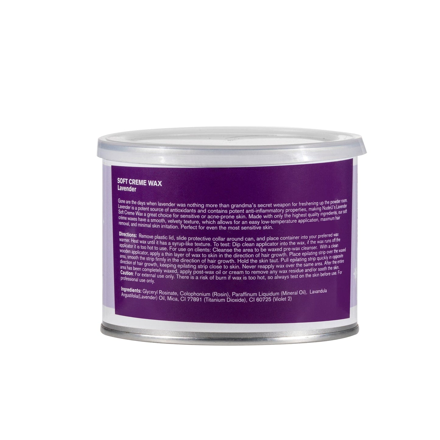 Lavender Soft Creme Wax | NUDE U WAXING KITS & SUPLLIES NUDE U 