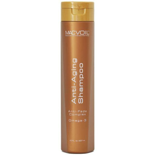 Image of the 237 milliliter bottle of Macvoil Anti-Aging Argan Shampoo.