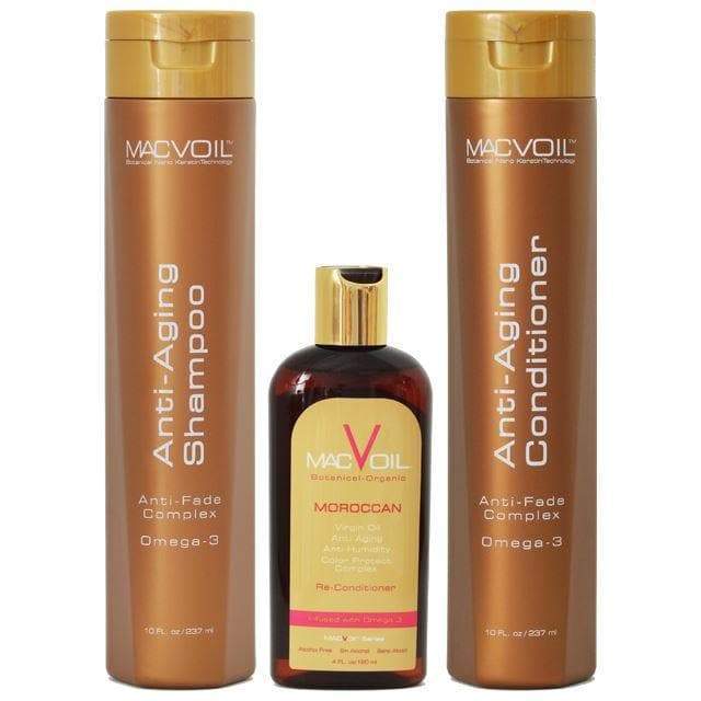 Macvoil Gift Set with Moroccan Oil SHAMPOO AND CONDITIONER MACVOIL