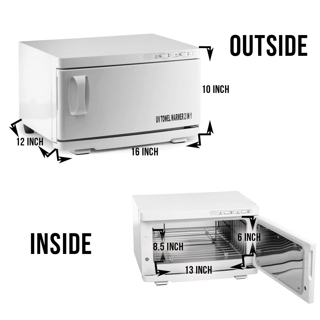 MS-4049A | Towel Warmer w/ UV Sterilizer TOWEL WARMER SSW 