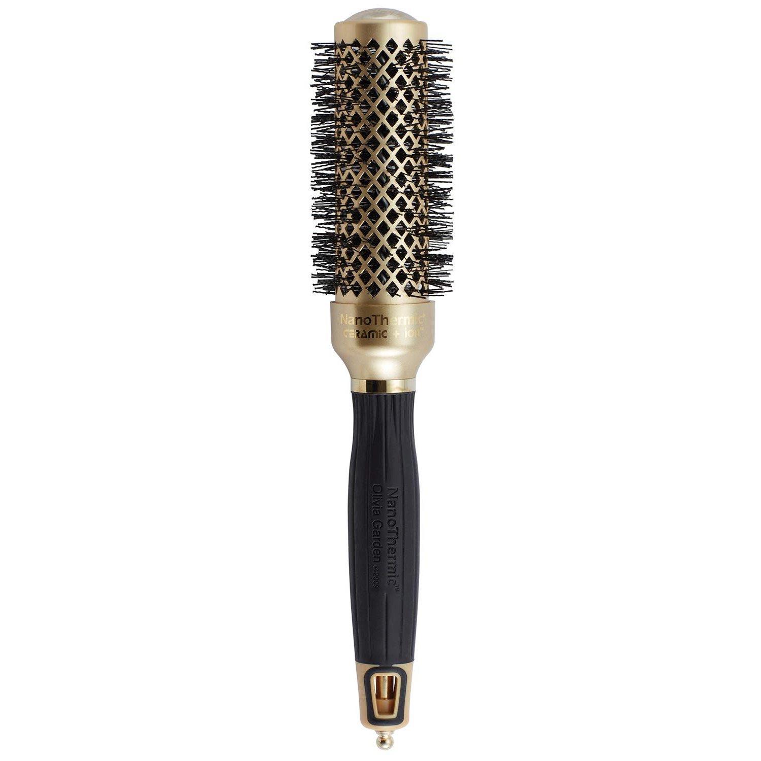 NanoThermic Ceramic + ion | NT-34G | 1 1/4" | Olivia Garden 50th Anniversary Special Edition COMBS & BRUSHES OLIVIA GARDEN