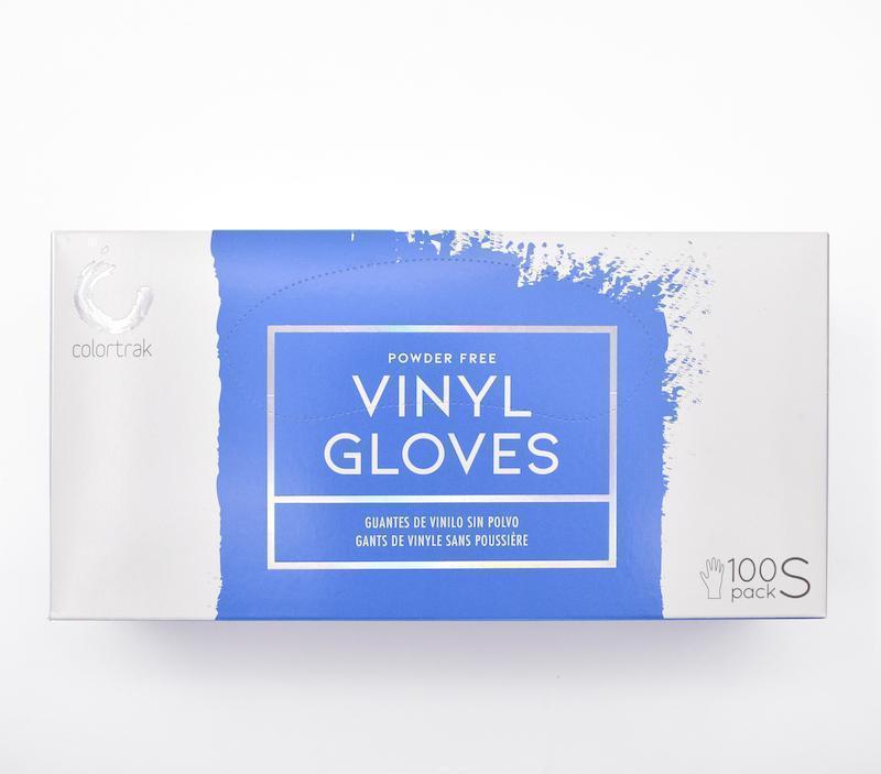 POWDER-FREE VINYL GLOVES | HAIRSTYLIST GLOVES | 102VPF DISPOSABLE GLOVES COLORTRAK