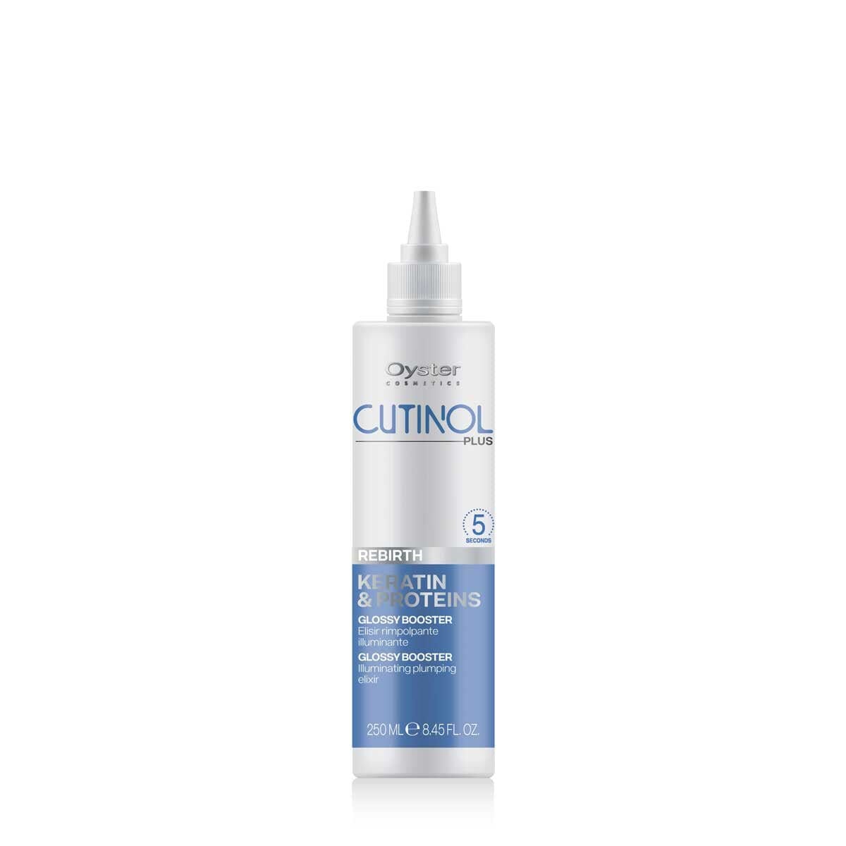Rebirth Glossy Booster | Keratin & Proteins | 8.45 fl.oz. | Cutinol Plus | OYSTER HAIR CARE OYSTER