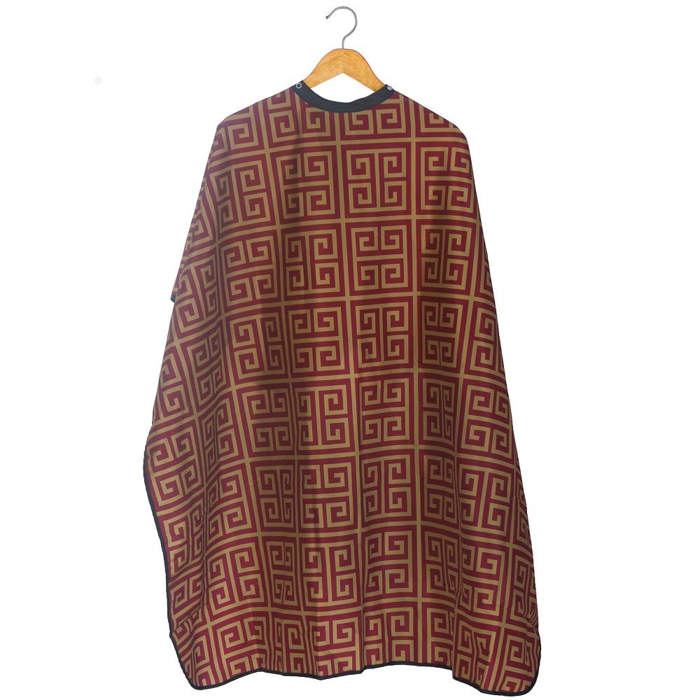 Red and Gold | BARBER CAPE | STYLETEK Hairdressing Capes & Neck Covers STYLETEK