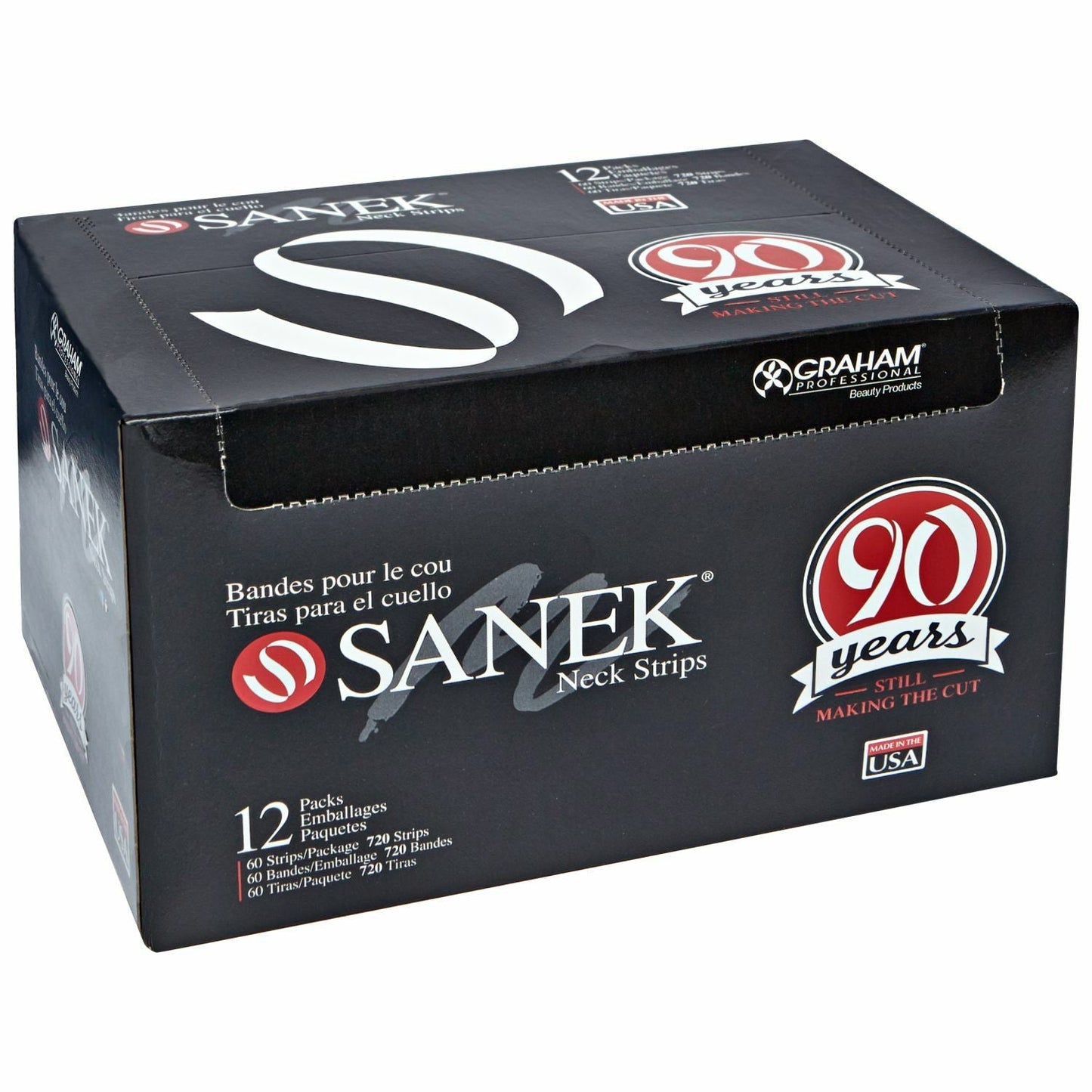 Sanek Neck Strips | 12 Packs | GRAHAM BEAUTY Towels GRAHAM BEAUTY
