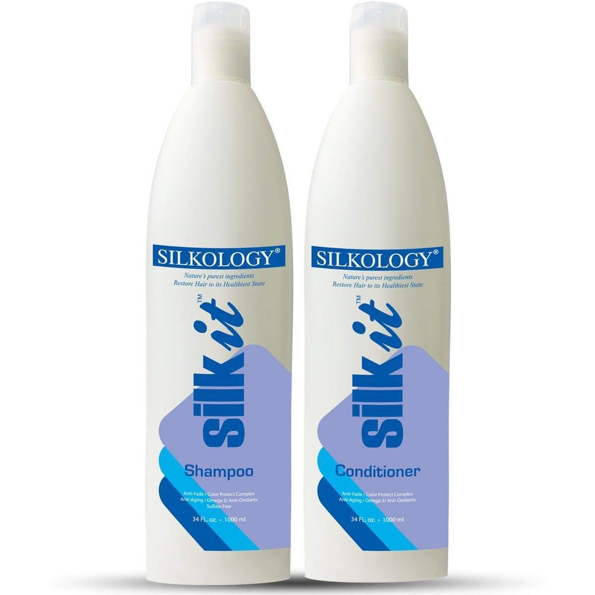 Silkology SilkIt Shampoo and Conditioner Set SHAMPOO AND CONDITIONER SILKOLOGY