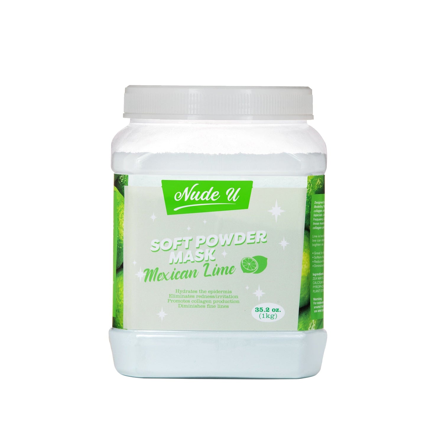 Soft Powder Mask | Mexican Lime | 1 KG | NUDE U Skin Care NUDE U 