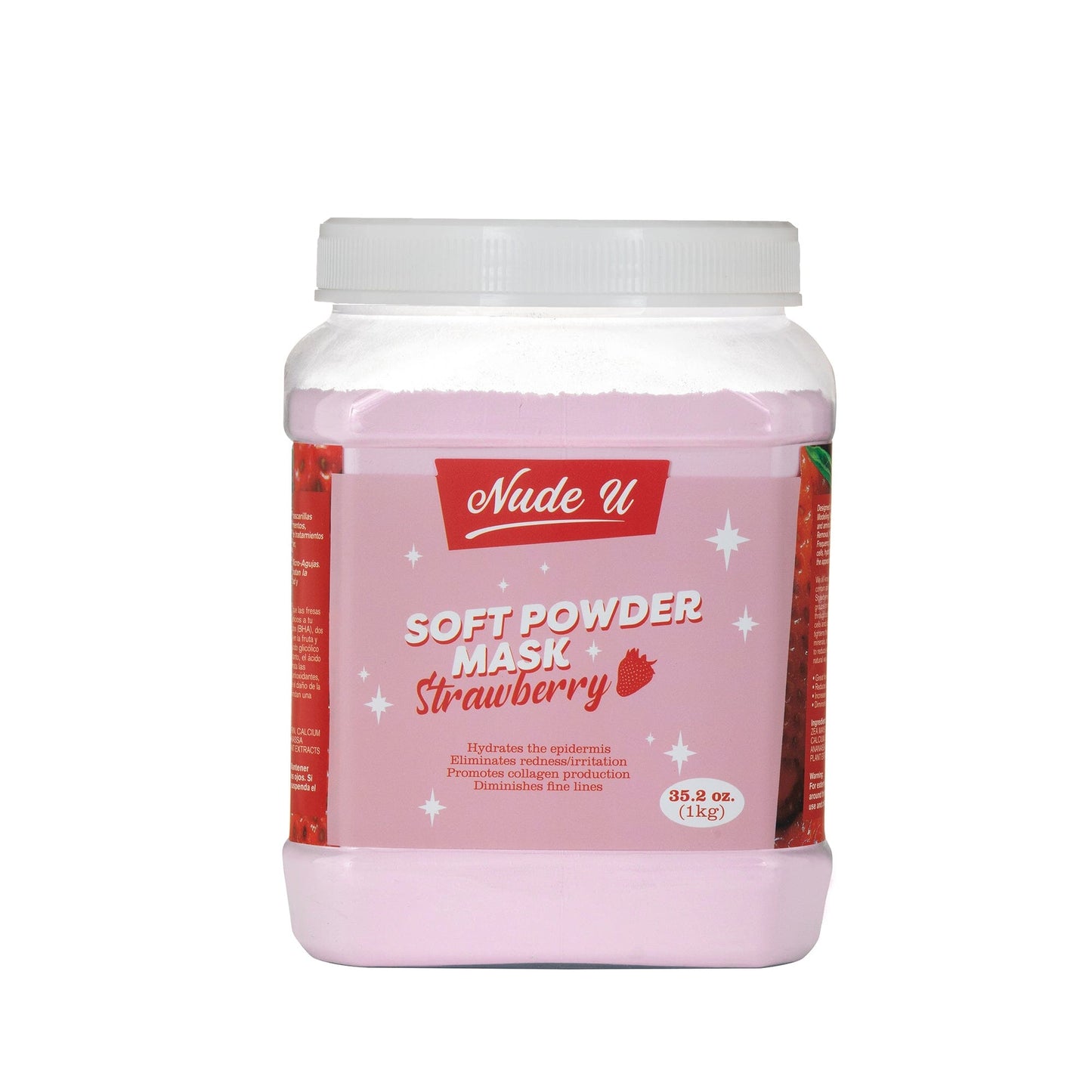 Soft Powder Mask | Strawberry | 1 KG | NUDE U Skin Care NUDE U