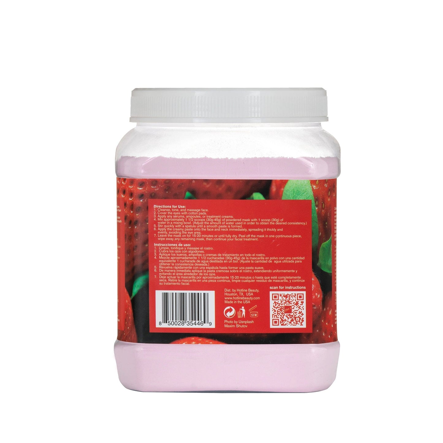 Soft Powder Mask | Strawberry | 1 KG | NUDE U Skin Care NUDE U