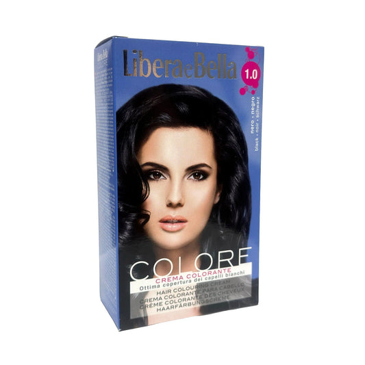 Get chic results with Libera E Bella 1.0 Black Hair Coloring Kit. 