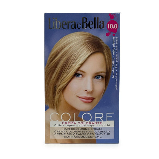 Get chic results with Libera E Bella 10.0 Platinum Blond Hair Coloring Kit.