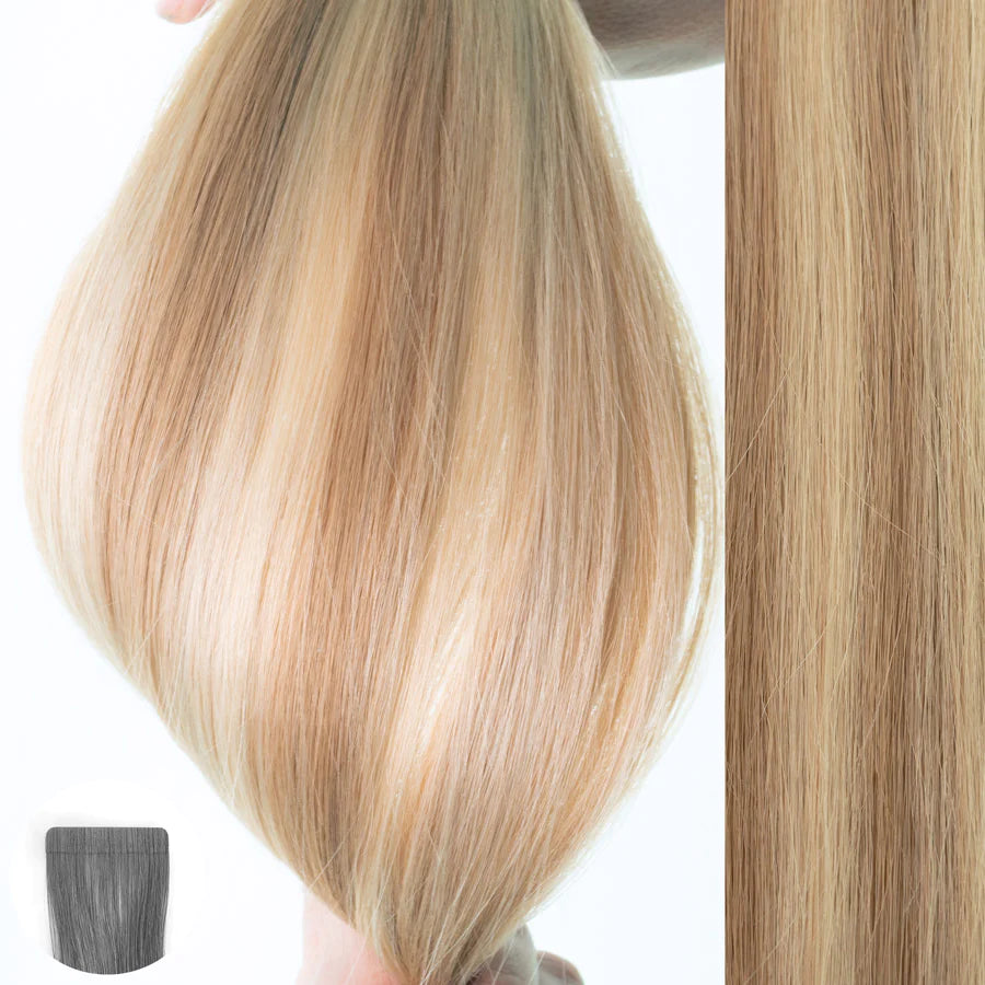 #18/22 Duo Tone - Straight Tape In Extensions | 22" | 10pcs | 32090 | AQUA Hair Extensions AQUA 