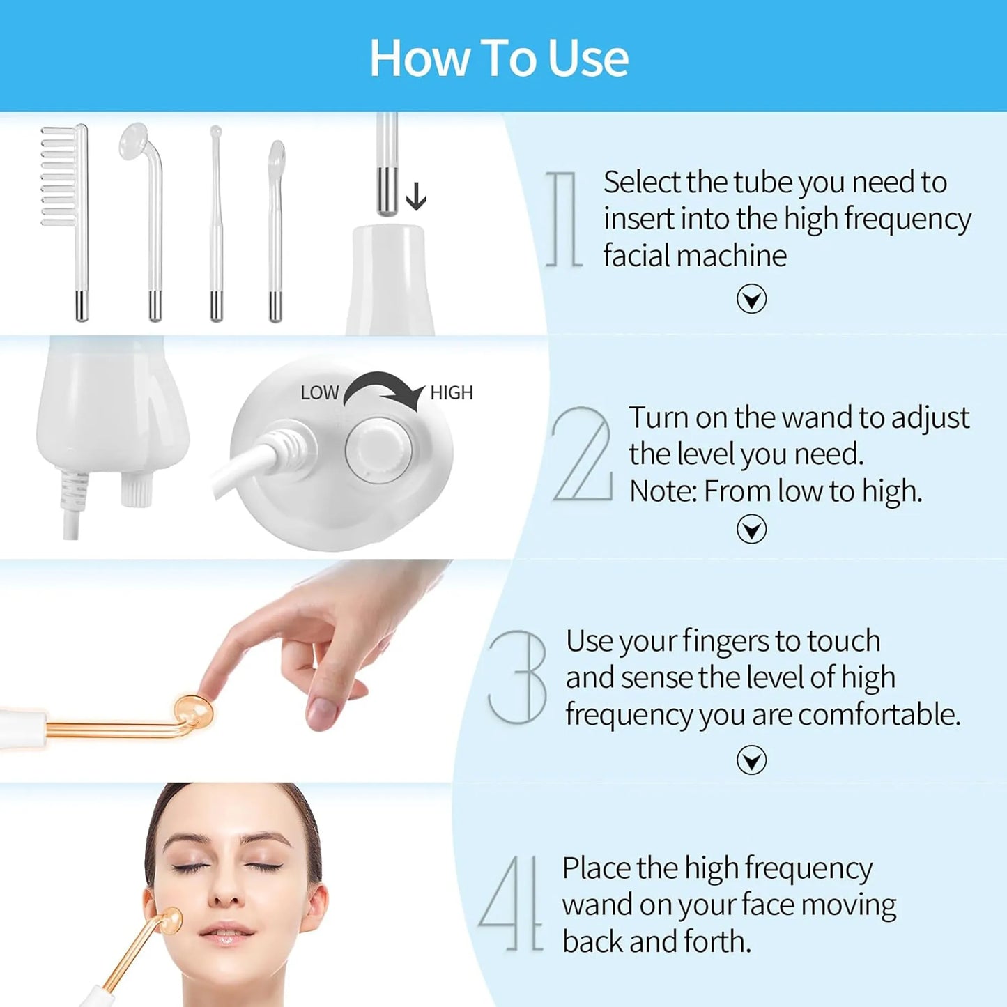 4-in-1 rejuvenation system how to use steps.