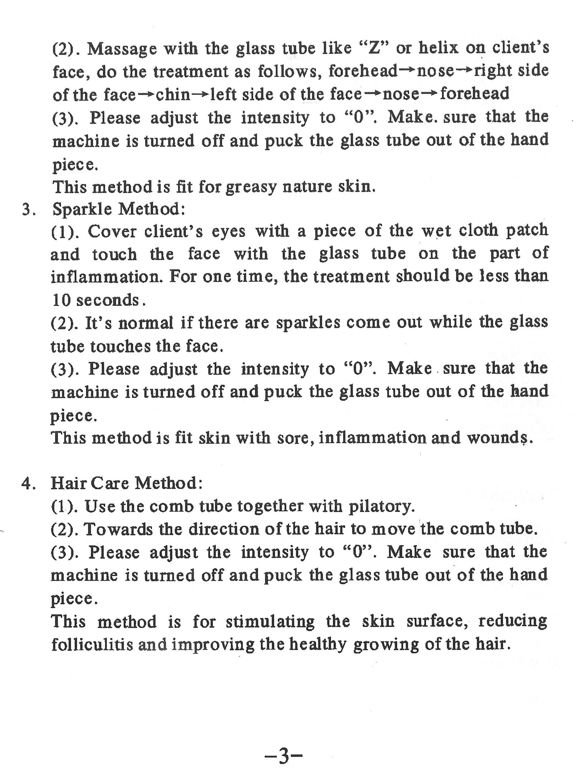 Page 2 of 4-in-1 system instructions.