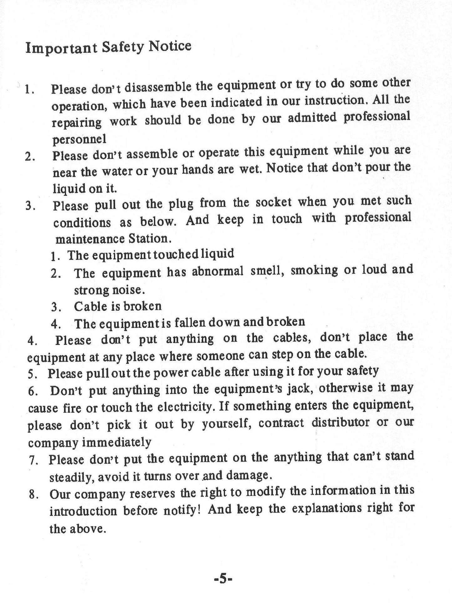 Page 4 of 4-in-1 system instructions.