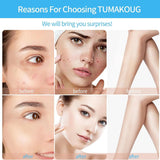 4-in-1 system displaying skin before and after results.